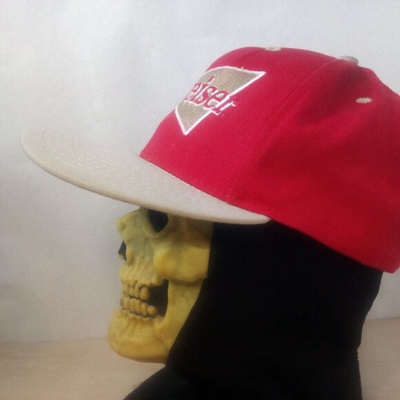 Deadstock Vintage Budweiser Two Tone Snap Back Hat - Picture 2 of 7